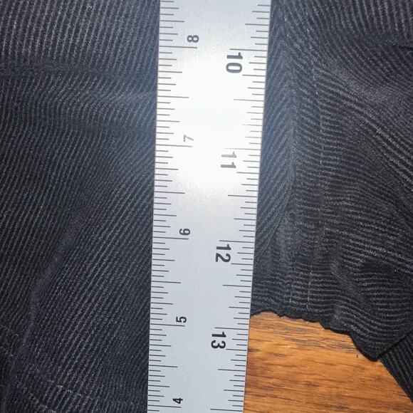 Hot Topic Corduroy Pants Black And Tan Women’s Size 5 Baggy - Picture 11 of 13